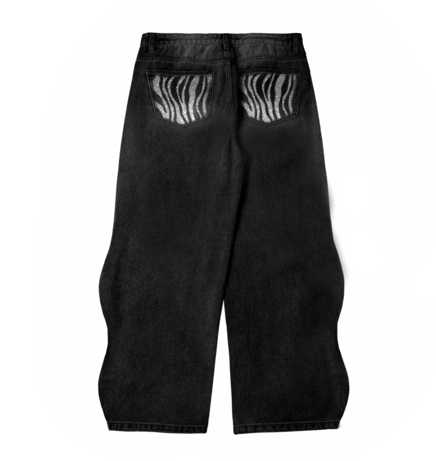 'phantom' Claw Baggy Denim Jeans