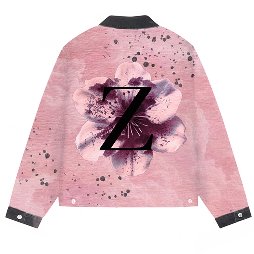 'pink cloud' Denim jacket